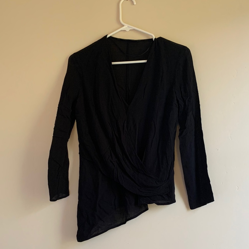 ZARA Drapey Assymetric Top